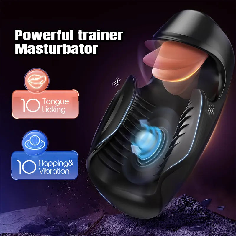 Men’s Tongue Vibrator Stamina Trainer