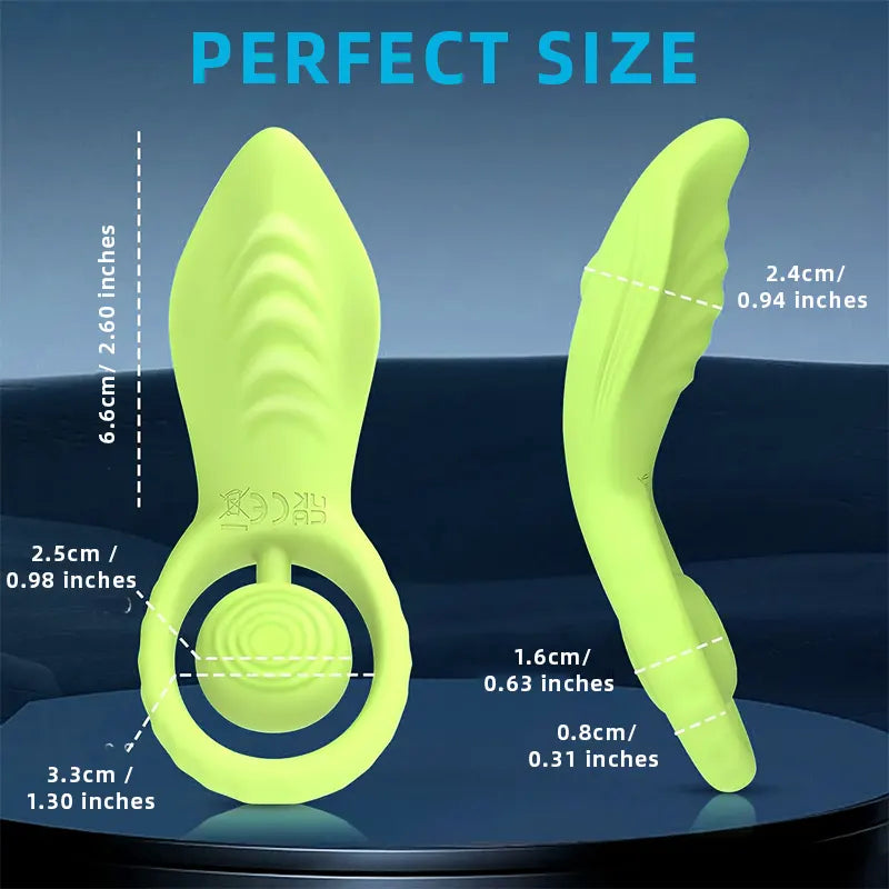 PulseFlex 2-in-1 Remote-Controlled Vibrating Couples Ring