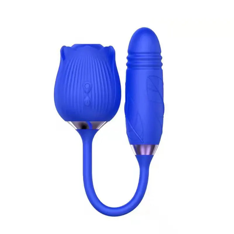 Versatile Rose Suction Thrusting Vibrator