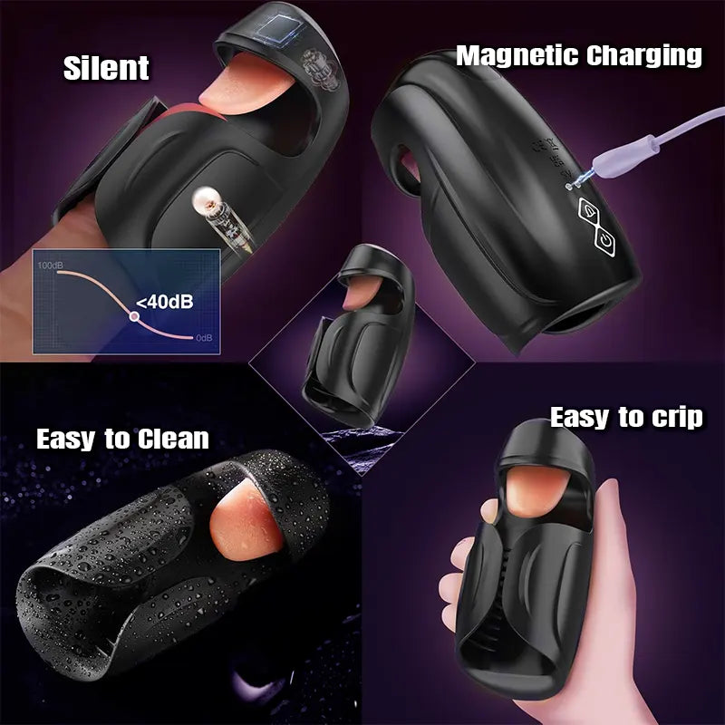 Men’s Tongue Vibrator Stamina Trainer