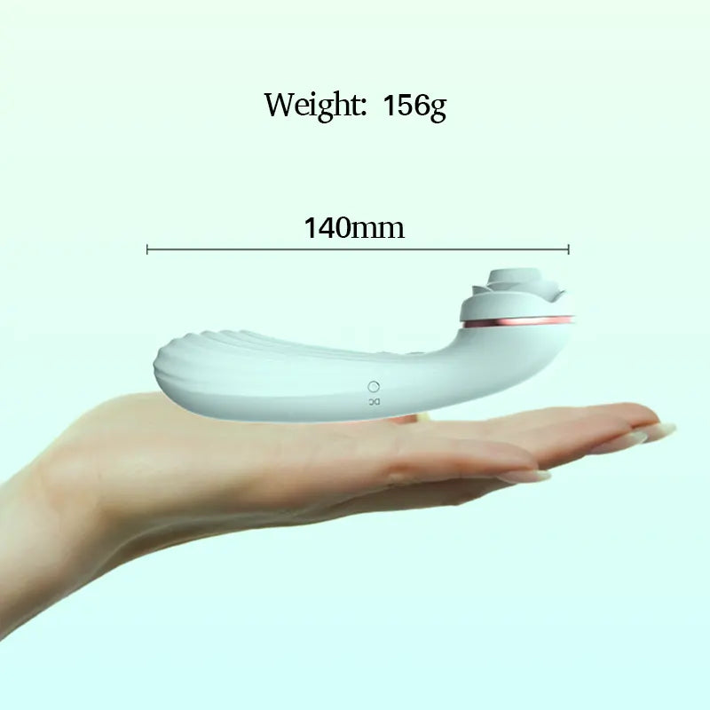 Compact Rose Clitoris Sucking Vibrator