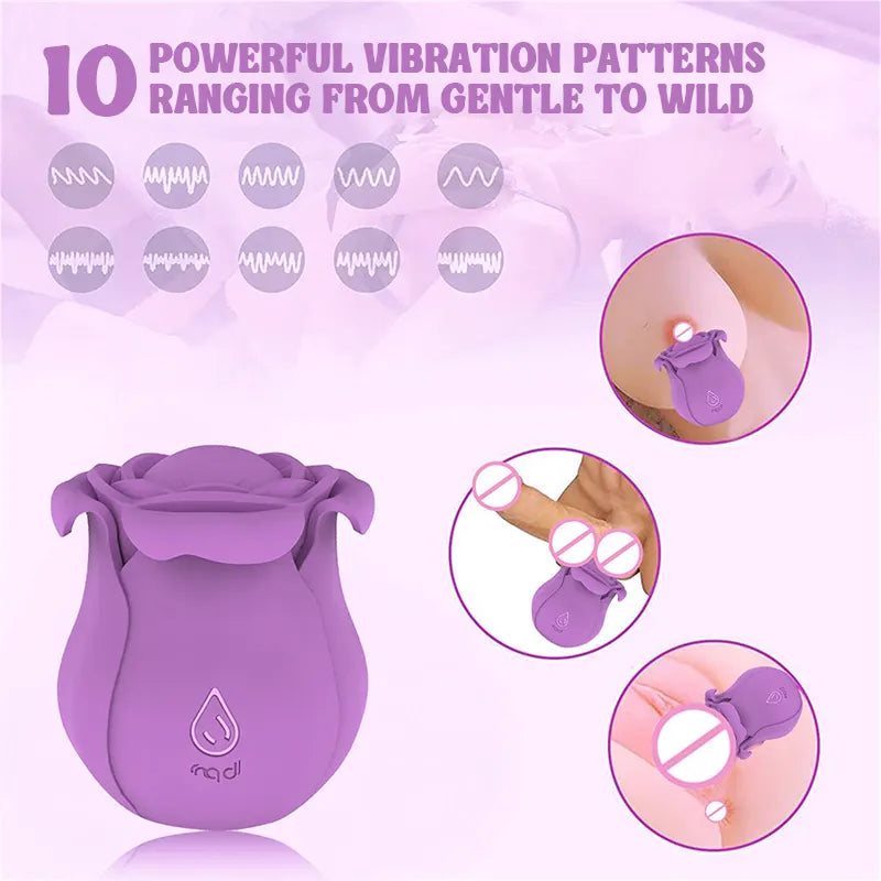 Rose Toy Elevated Pleasure Vibrator