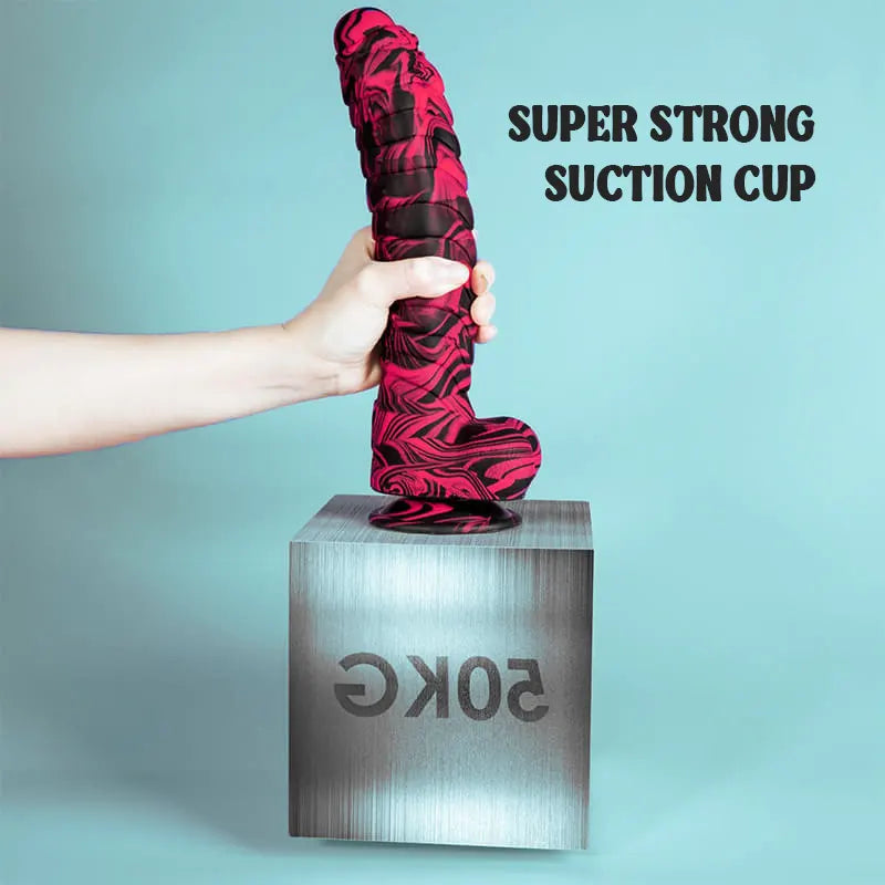 Mixed Color Simulated Dildo with Suction Cup
