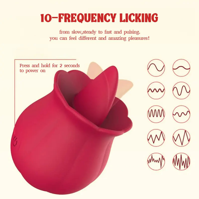 Rose Tongue Sensation Toy