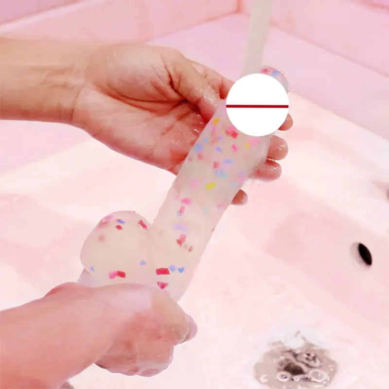 7.6-inch High Quality Silicone Realistic Dildo