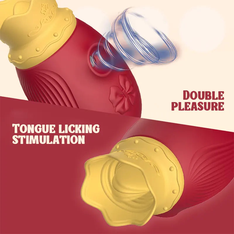 Crown Clitoral Sucking Vibrator with Tongue