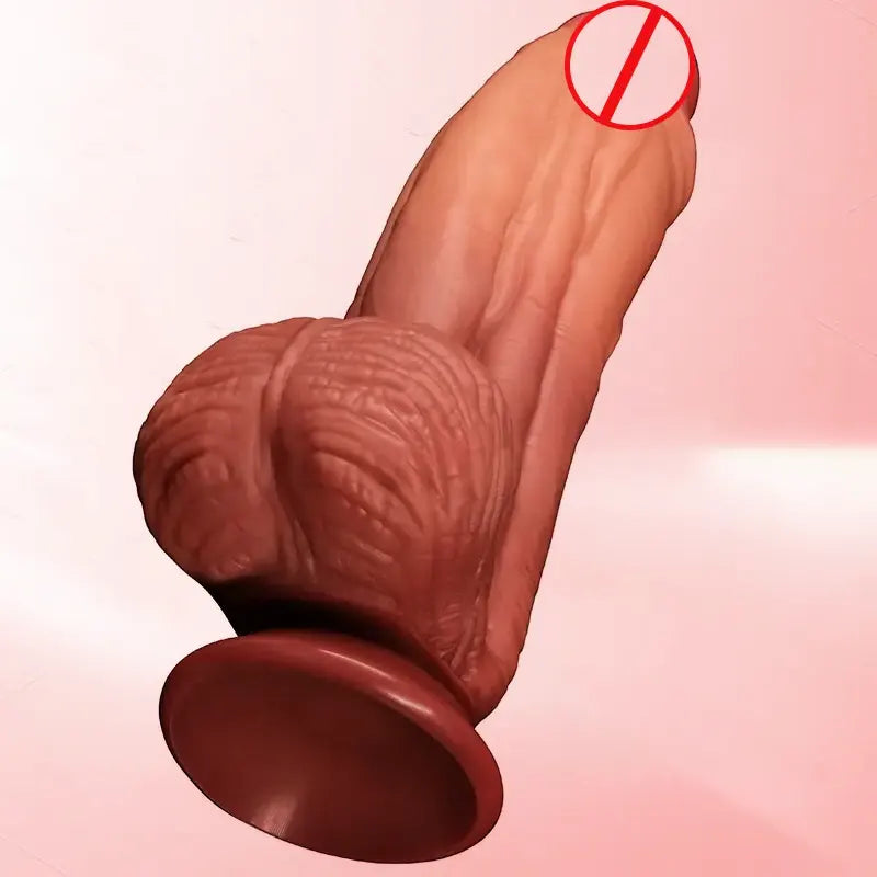Dual Density Realistic Textured Large Dildo