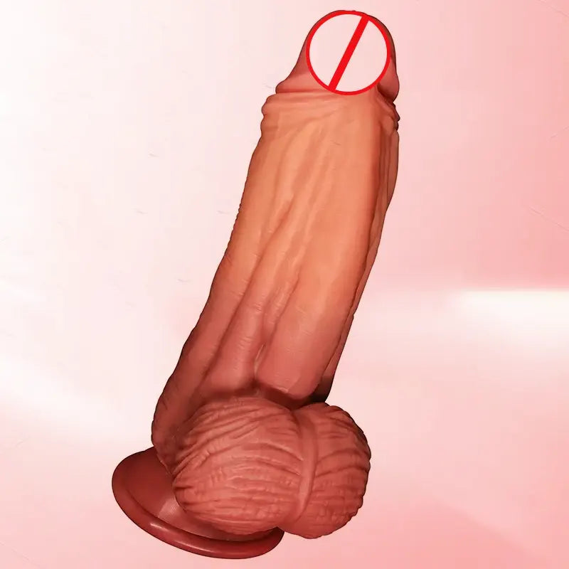 Dual Density Realistic Textured Large Dildo