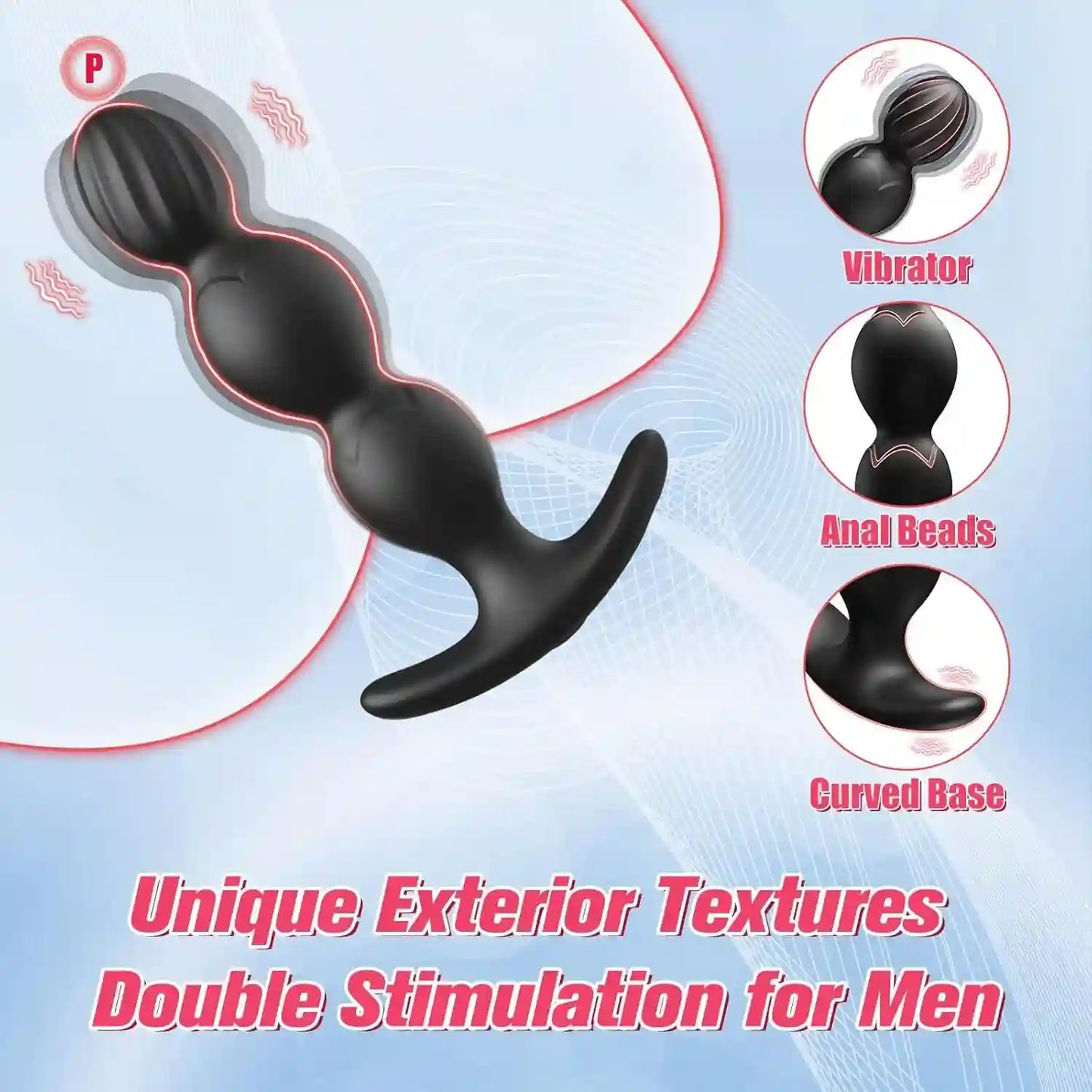 Rose APP Anal Plug Vibrator