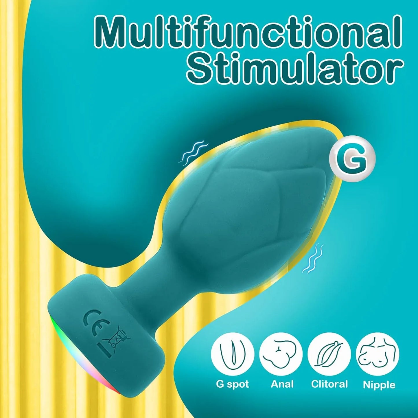 Anal Plug Vibrator with 3Pcs Butt Plug