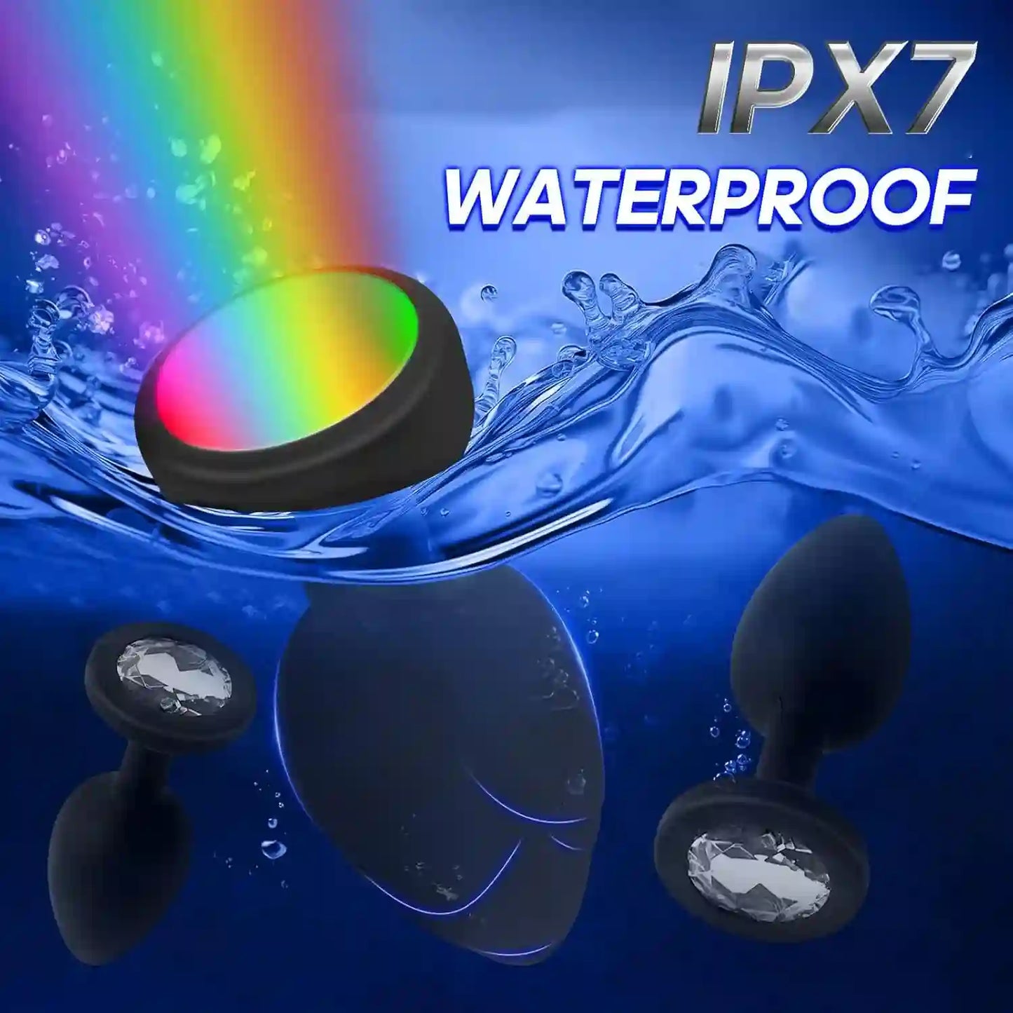 Anal Plug Vibrator with 3Pcs Butt Plug