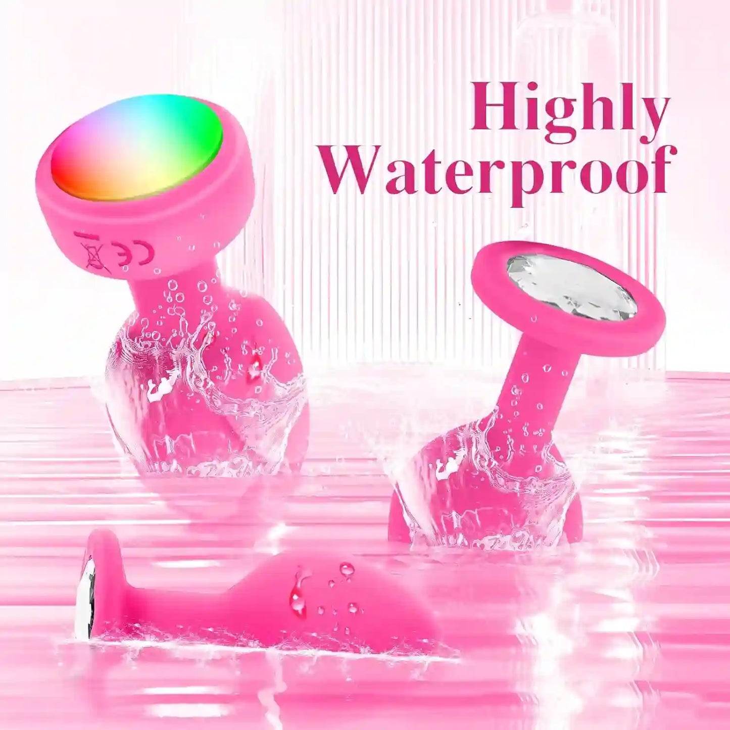 Anal Plug Vibrator with 3Pcs Butt Plug