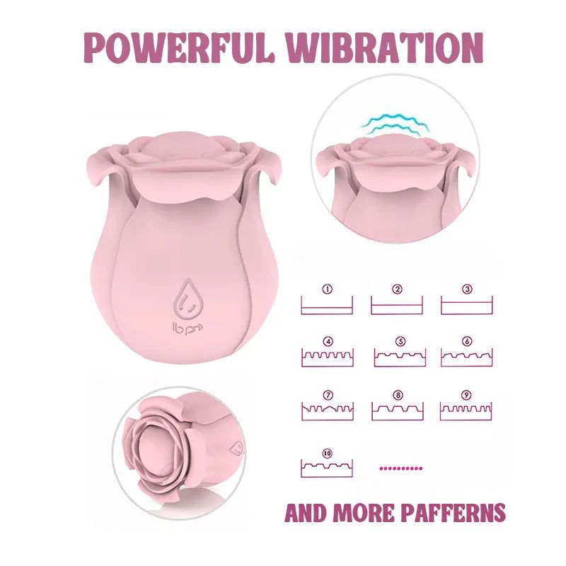 Rose Toy Elevated Pleasure Vibrator