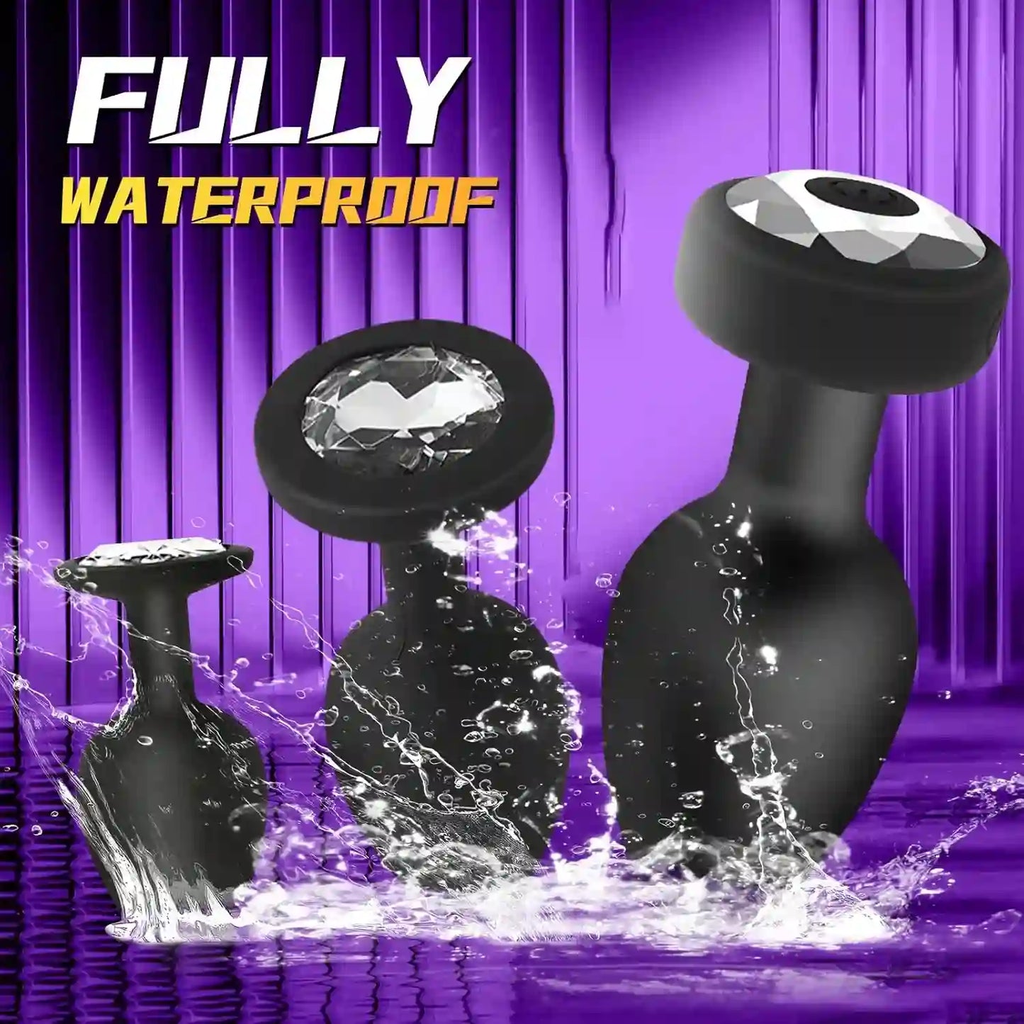 Anal Plug Vibrator with 3Pcs Butt Plug