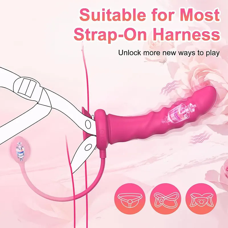 App-Controlled Vibrating Dildo Anal Plug