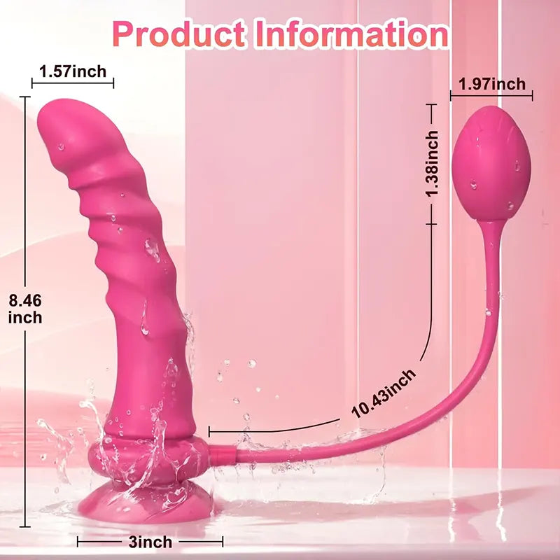 App-Controlled Vibrating Dildo Anal Plug