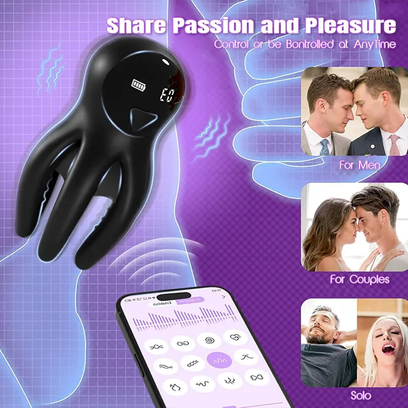 App-Controlled Male Glans Vibrator