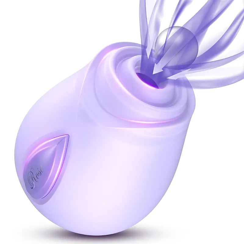 Velvet Bloom Wide-Mouth Clitoral Suction Vibrator