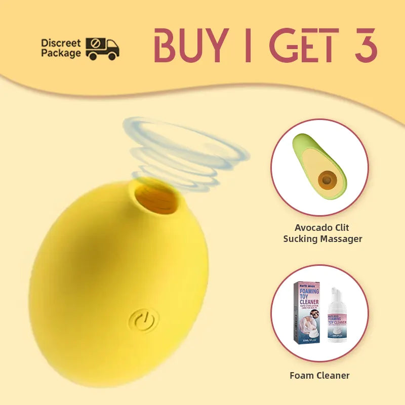 Mini Lemon Suction Pleasure Toy