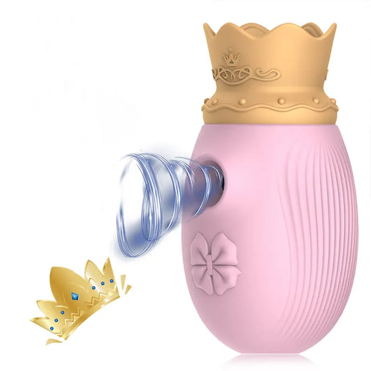 Crown Clitoral Sucking Vibrator with Tongue