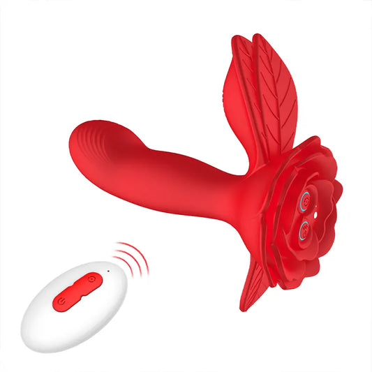 remote control wearable rose vibrator