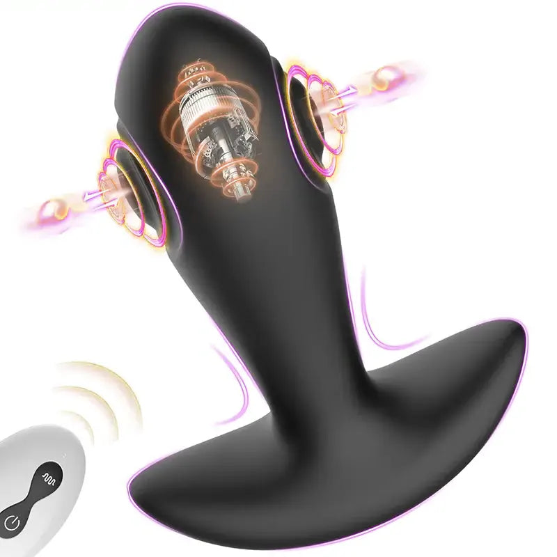 Dual Sided Vibrating Remote Anal Plug