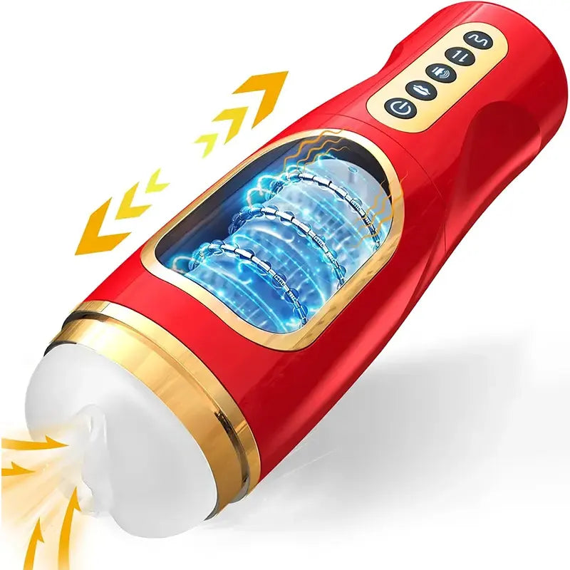 Retractable Suction Male Masturbator Cup