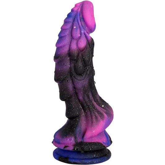 Star Mixed Color Silicone Fantasy Dildo
