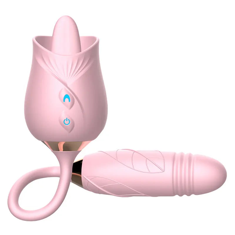 Rose Licking Suction Vibrator