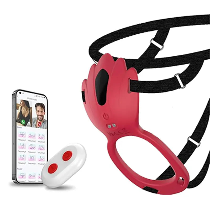 Couples Vibrator Ring with Clitoral Stimulator