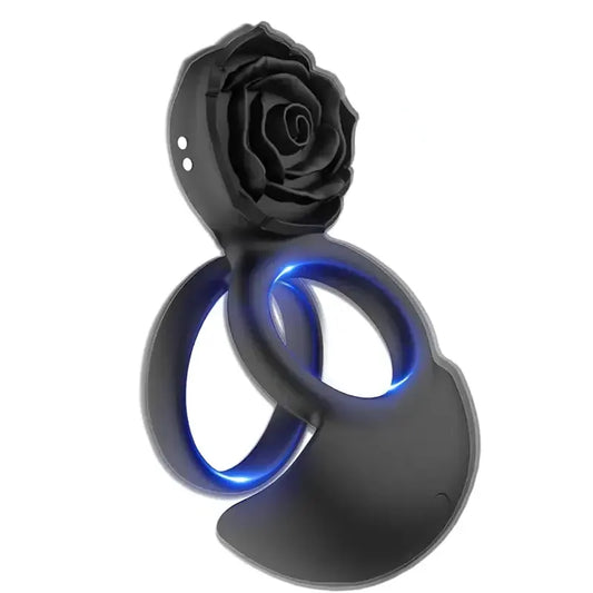 Rose Dual Stimulation Cock Ring