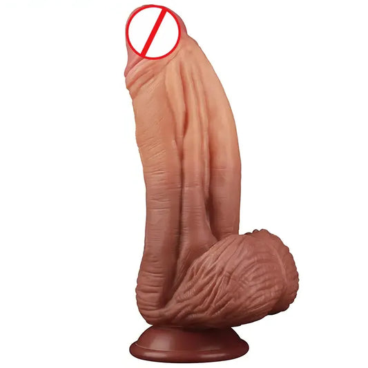 Dual Density Realistic Textured Large Dildo