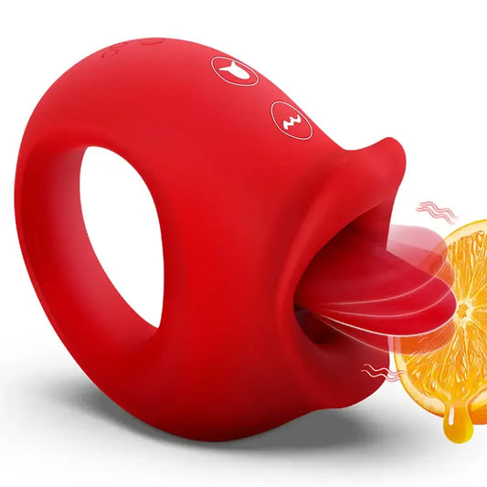 Honey Tongue 10 Frequency Vibrating Masturbator