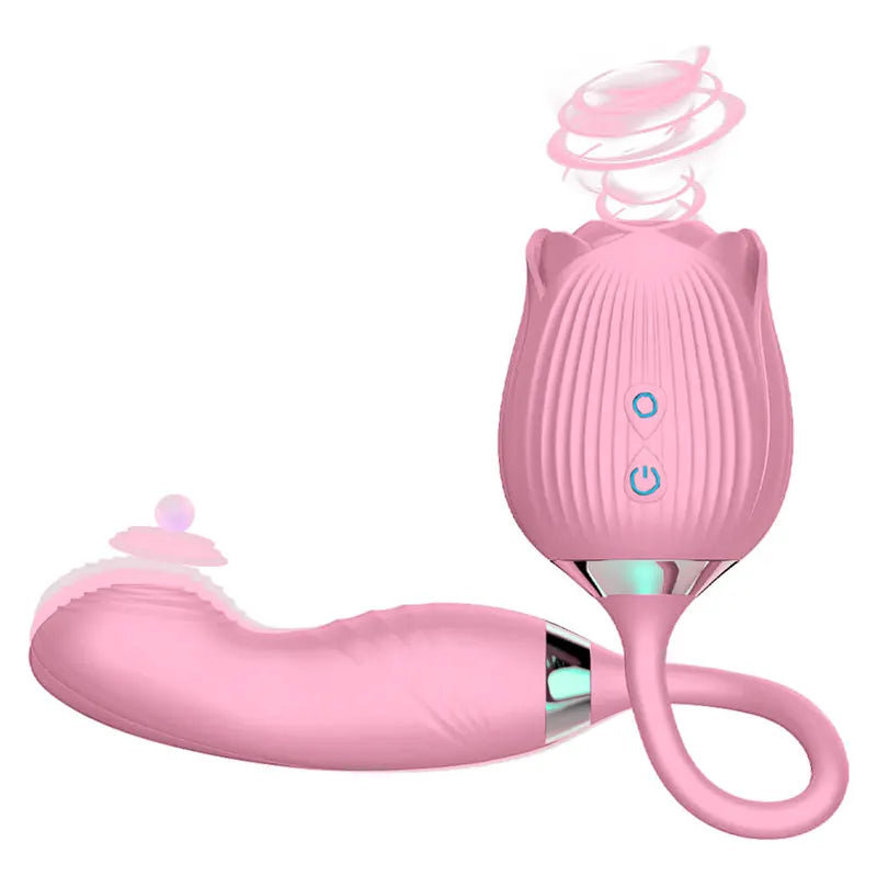 Rose Suction Cup Vibrant Slap Toy