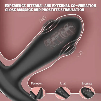 Dual Sided Vibrating Remote Anal Plug