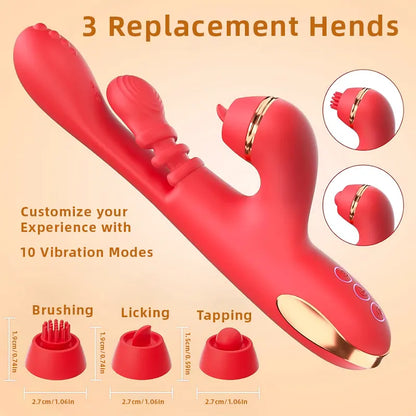 LUXA Touch360 G-Spot Vibrator with Interchangeable Heads