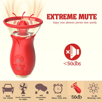 Rose Bliss Suction Vibrator