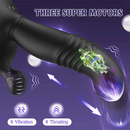 Double Head Prostate Vibration Massager
