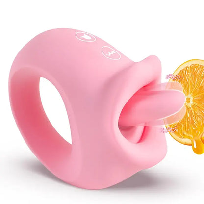 Honey Tongue 10 Frequency Vibrating Masturbator