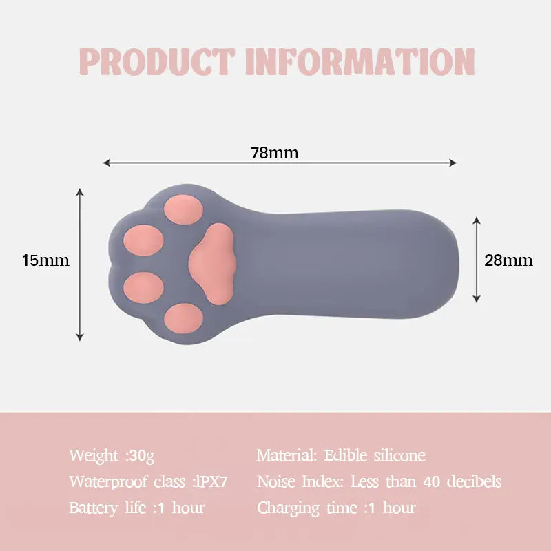 Kitten's Paw Fingertip Vibrator