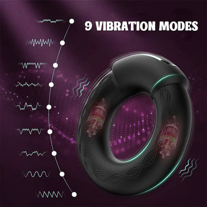 Heated Vibrating Penis Ring for Enhanced Experience