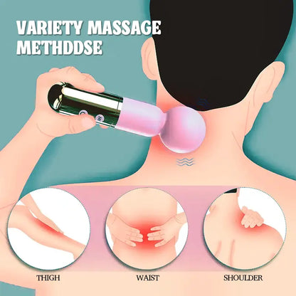 Cute Powerful Mini Vibrator Massage Wand
