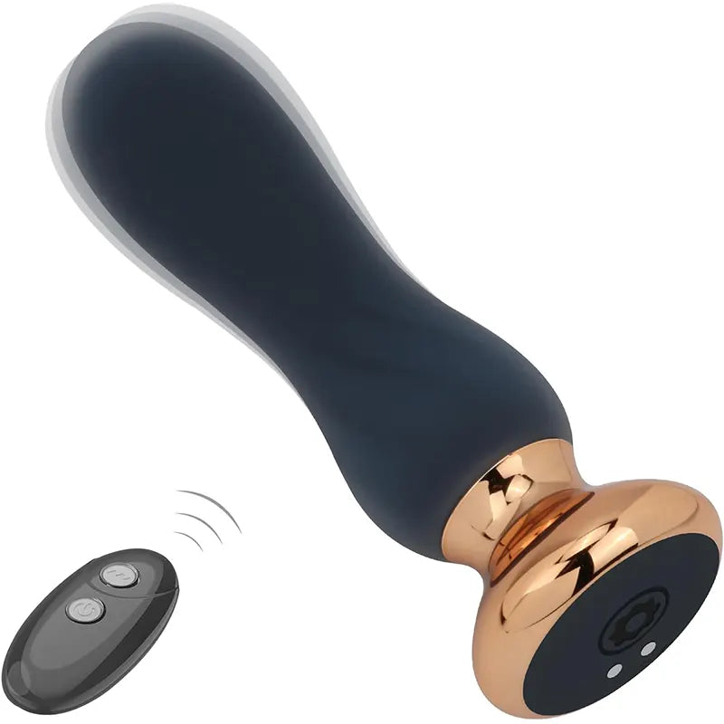 G-Spot Vibrating Silicone Anal Plug