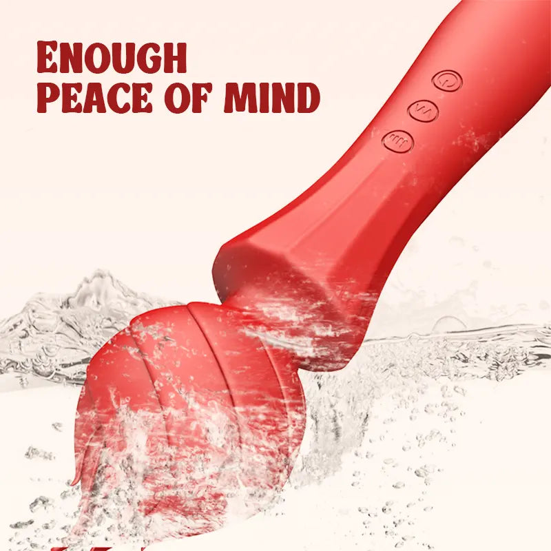 Rose AV Pleasure Wand Vibrator