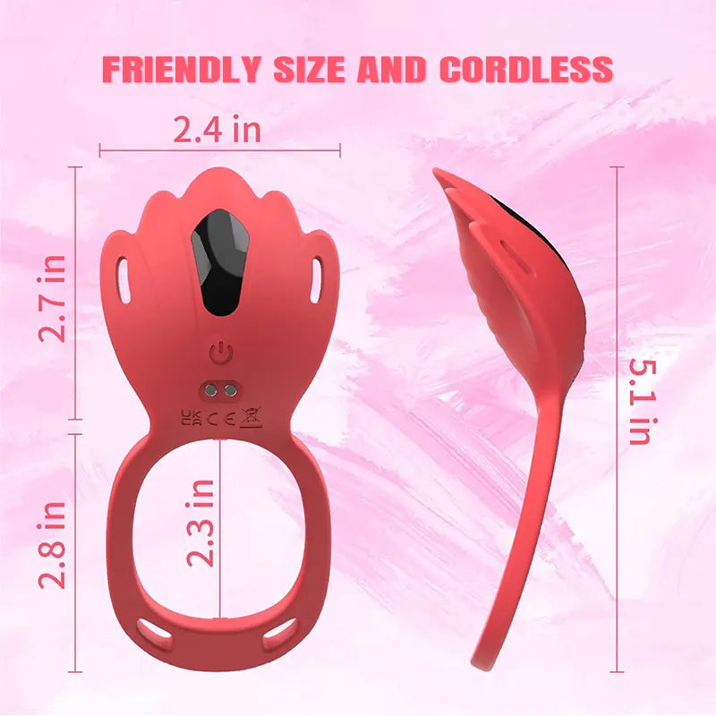 Couples Vibrator Ring with Clitoral Stimulator
