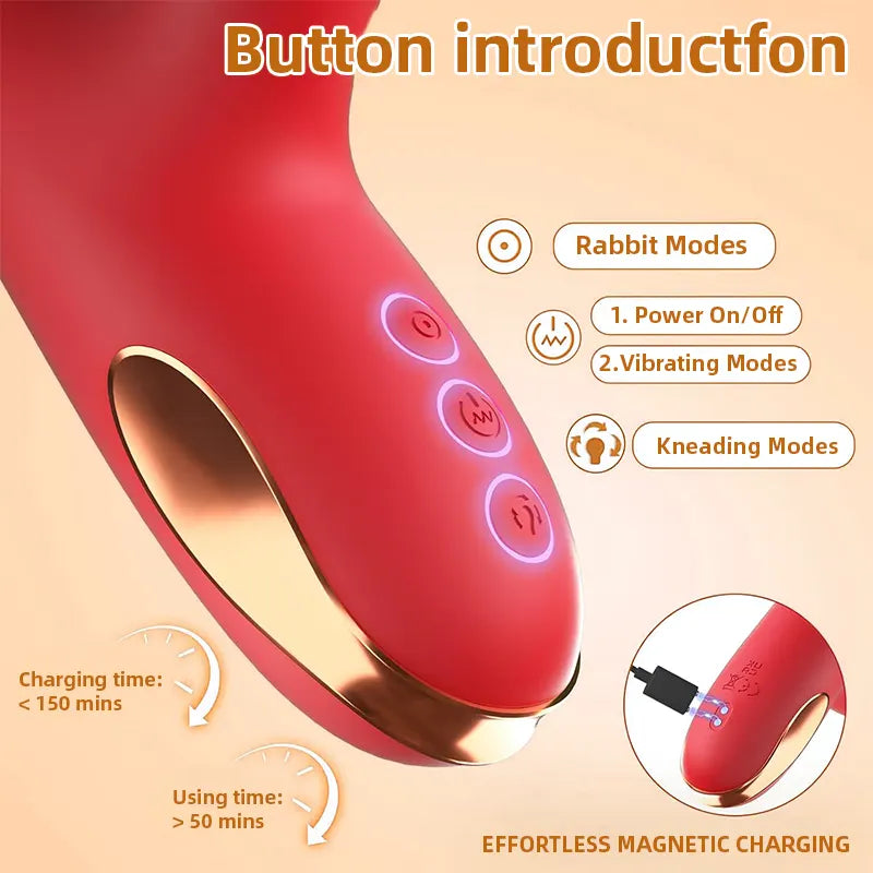LUXA Touch360 G-Spot Vibrator with Interchangeable Heads