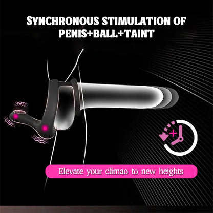 Dual Motor Silicone Vibrating Cock Ring