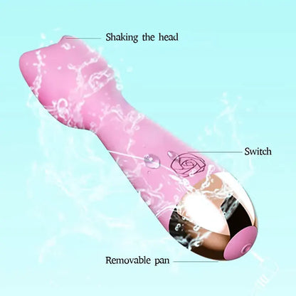 Cute Cat Head Vibrator