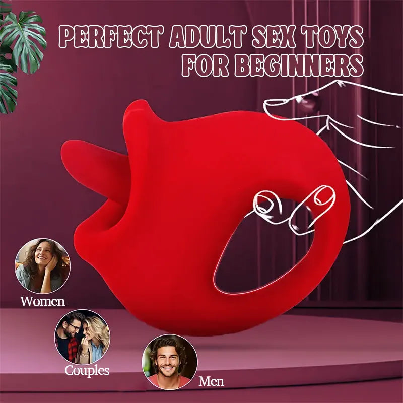 Honey Tongue 10 Frequency Vibrating Masturbator