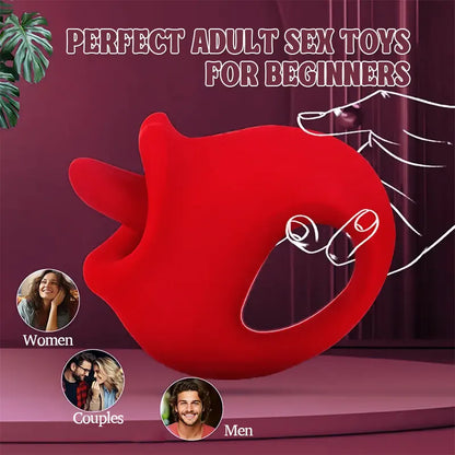 Honey Tongue 10 Frequency Vibrating Masturbator
